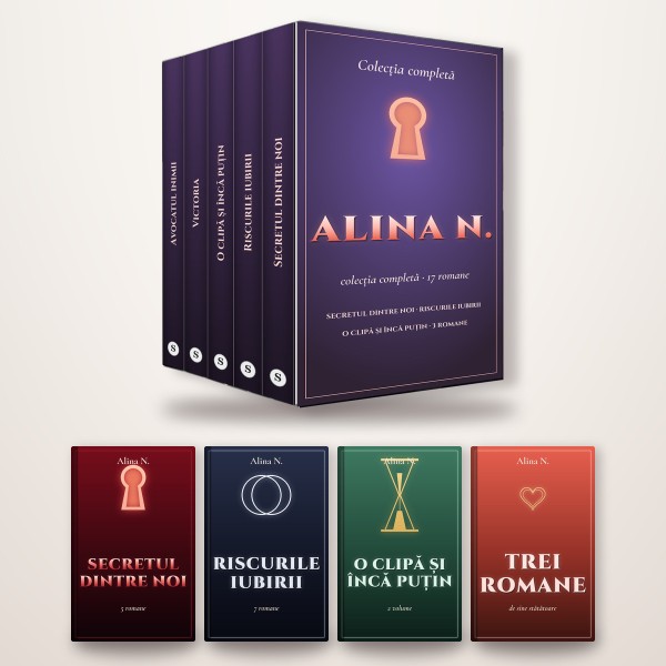 Alina N. – Colecția completă: 17 romane de Alina N.
