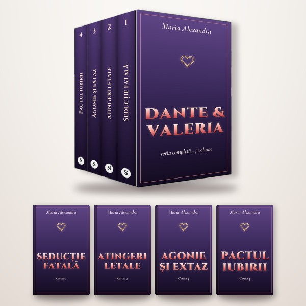Pachet Dante & Valeria: 4 romane de Maria Alexandra