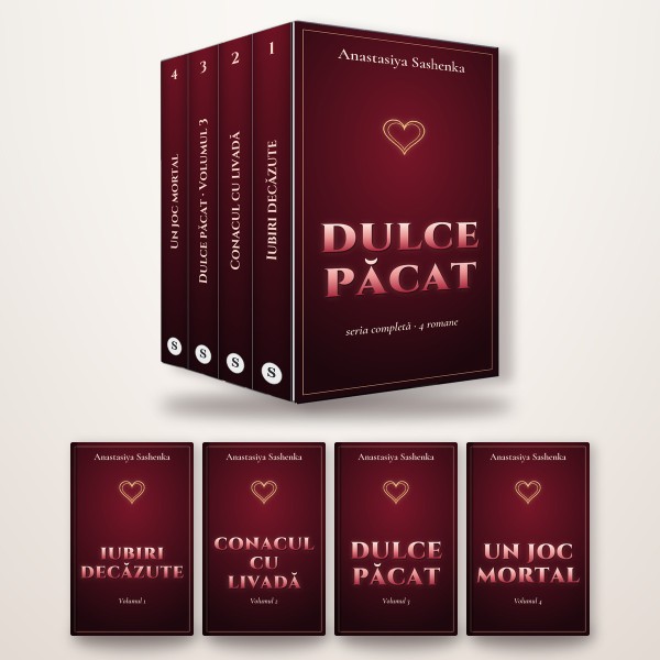 Pachet Dulce păcat: 4 romane de Anastasiya Sashenka