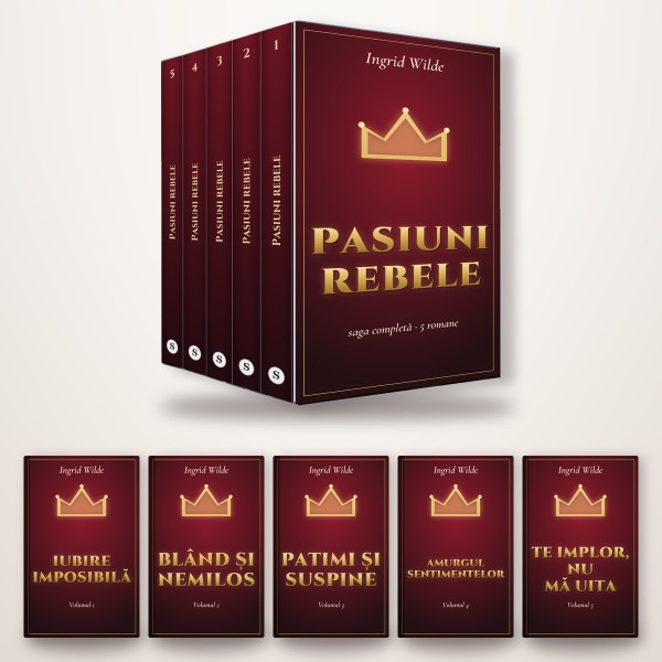 Pachet Pasiuni rebele: 5 romane de Ingrid Wilde