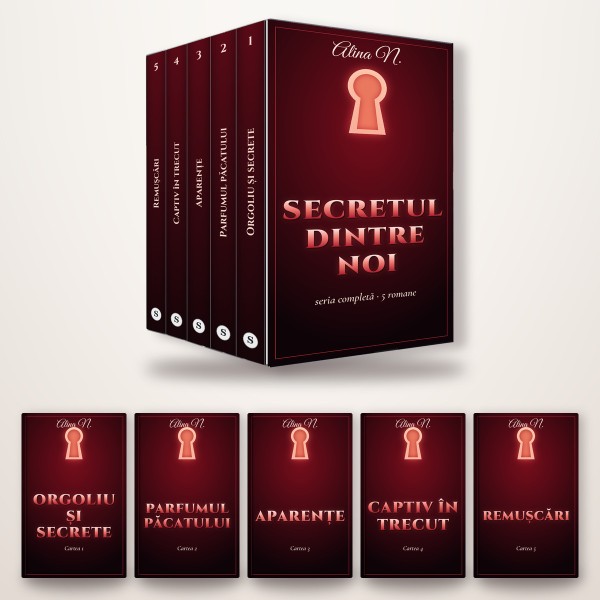 Pachet Secretul dintre noi: 5 romane de Alina N.