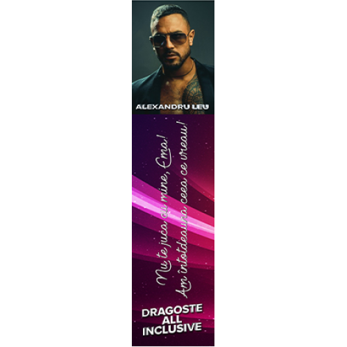 Semn de carte „Dragoste all inclusive”  #2