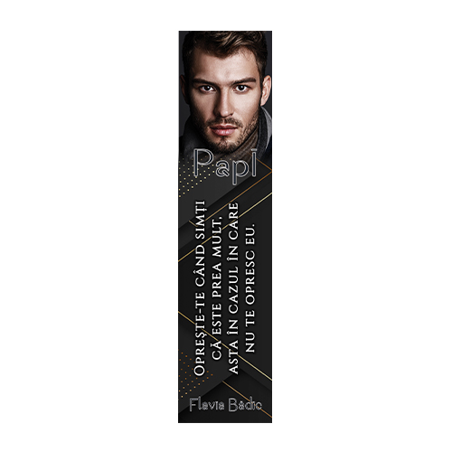 Semn de carte „Papi” #3 Semn de carte „Papi” #3