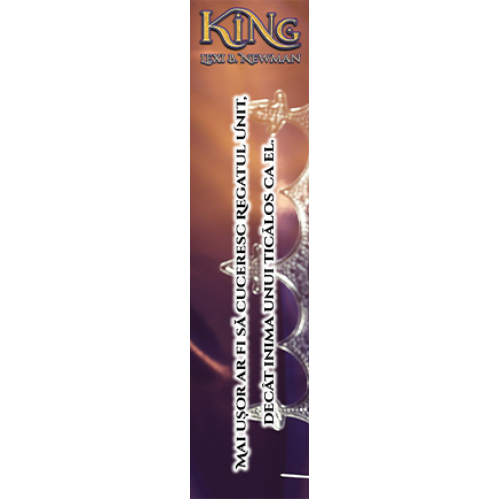 Semn de carte „KING”  #1