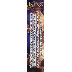 Semn de carte „KING”  #11