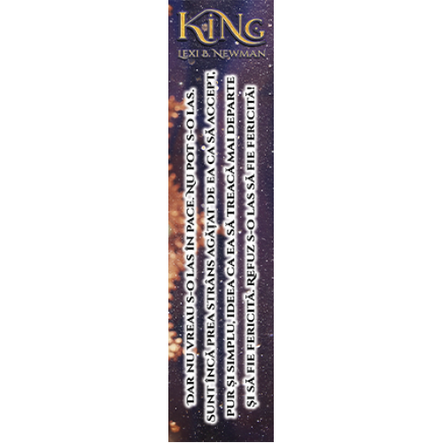 Semn de carte „KING”  #12