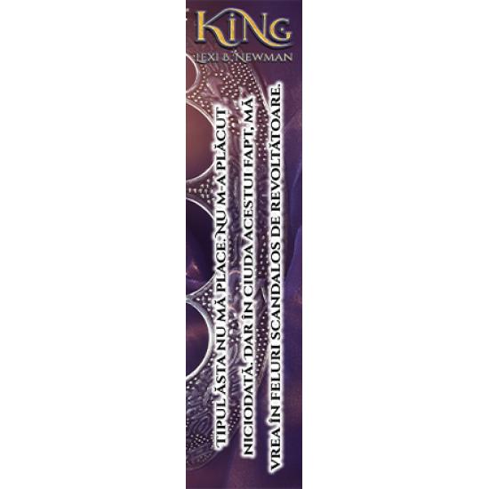 Semn de carte „KING”  #3