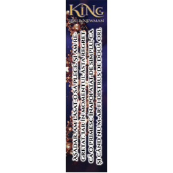 Semn de carte „KING”  #9