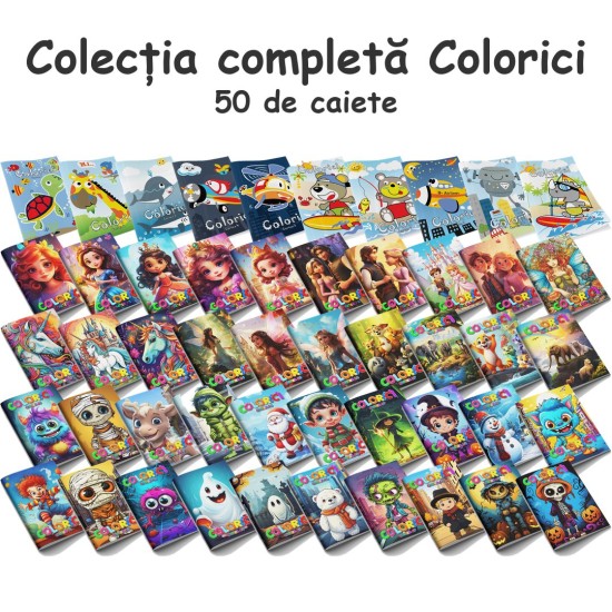 Colecția completă Colorici (50 de caiete)