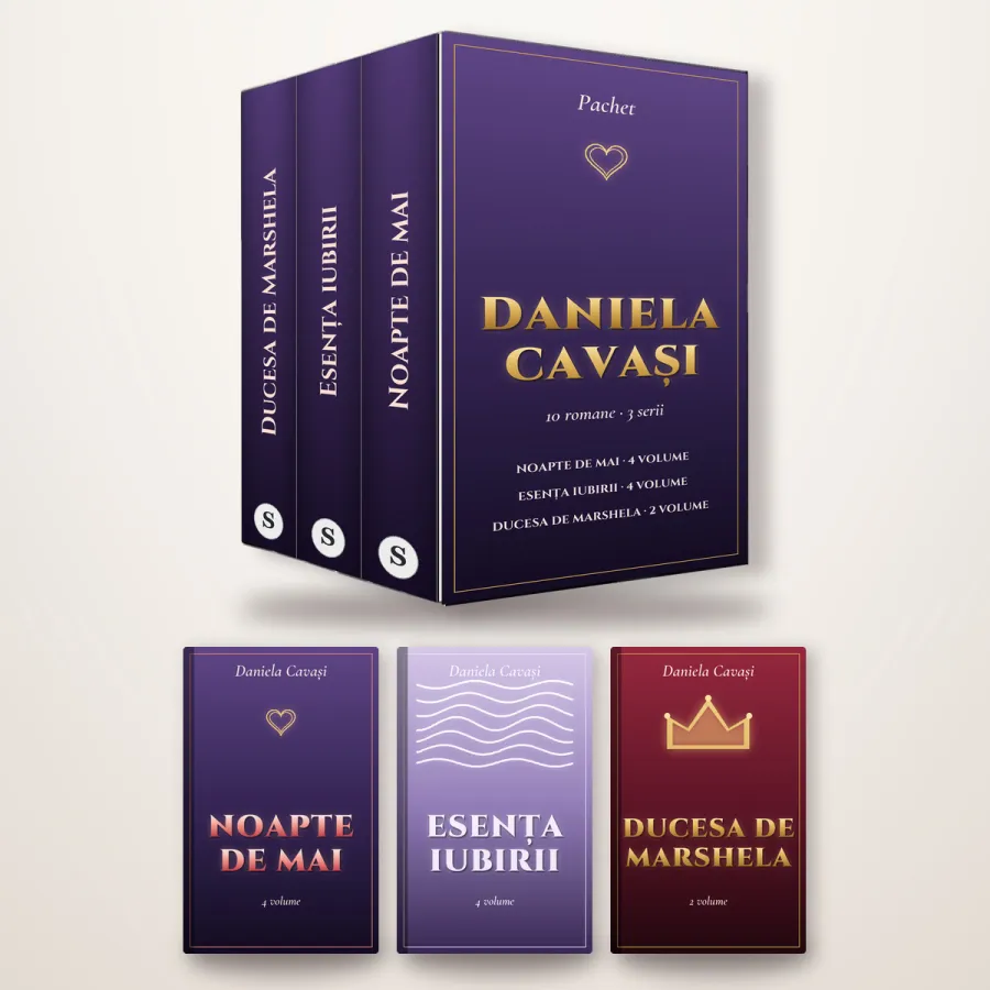 Pachet Daniela Cavași (10 romane)