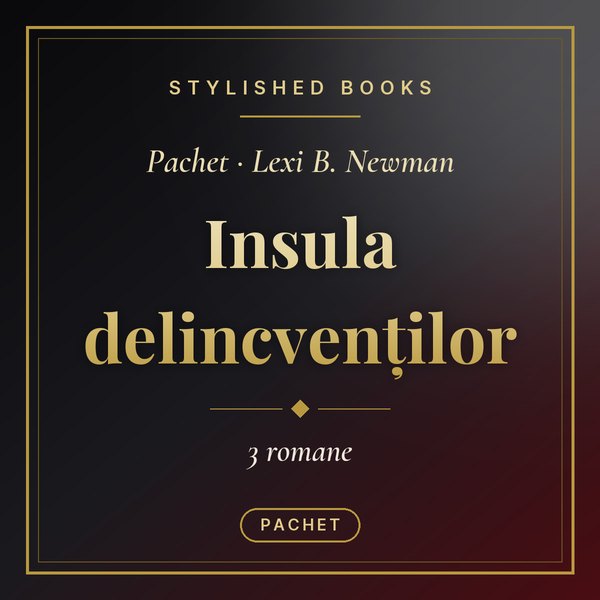 Pachet Insula delincvenților (cotor comun)