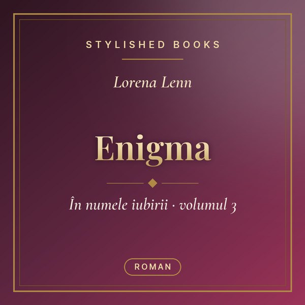 Coperta cărții În numele iubirii, Cartea a 3-a, Enigma