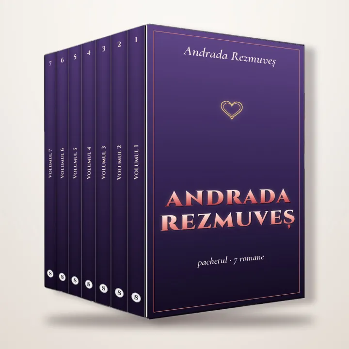 Pachet Andrada Rezmuveș: 7 romane de Andrada Rezmuveș