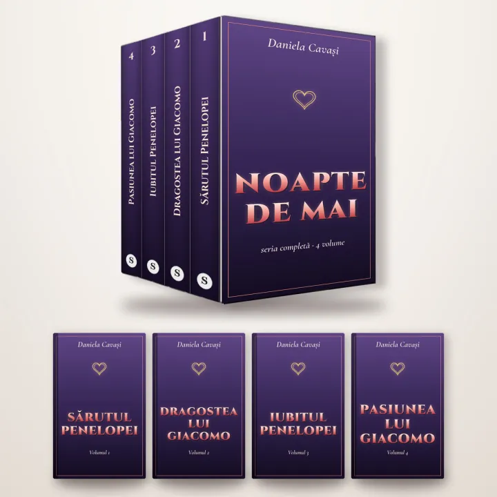 Pachet Noapte de mai: 4 romane de Daniela Cavași