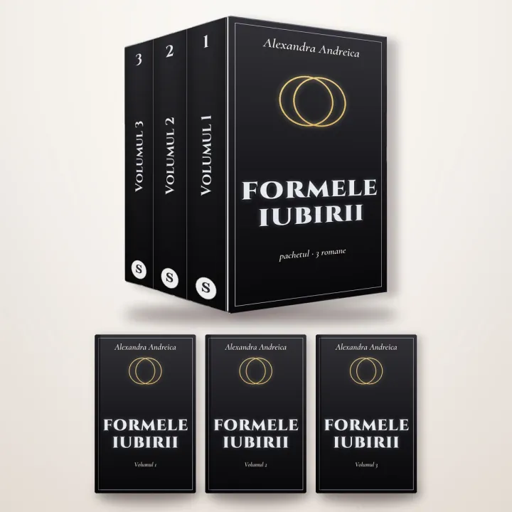 Pachet Formele iubirii: 3 romane de Alexandra Andreica