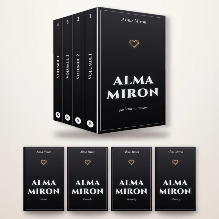 Pachet Alma Miron: 4 romane de Alma Miron