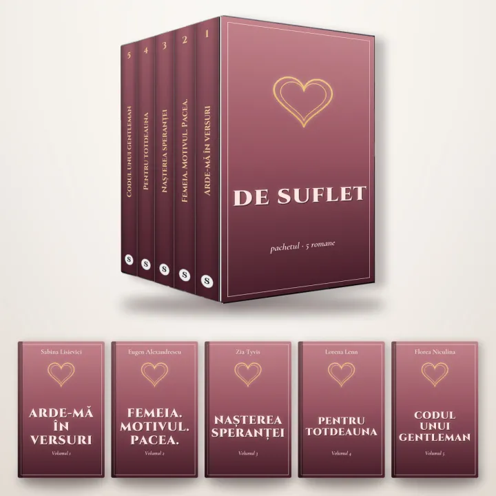 Pachet de suflet: 5 cărți de mai mulți autori