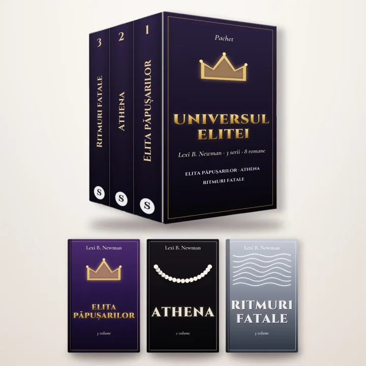 Pachet Universul Elitei: 8 romane de Lexi B. Newman