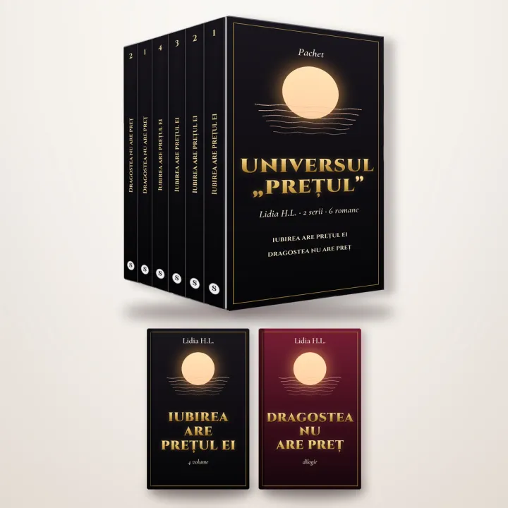 Pachet Universul „Prețul”: 6 romane de Lidia H.L.
