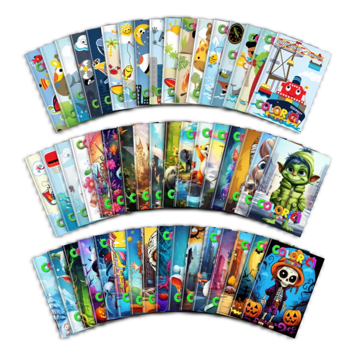 Colecția completă Colorici (50 de caiete)