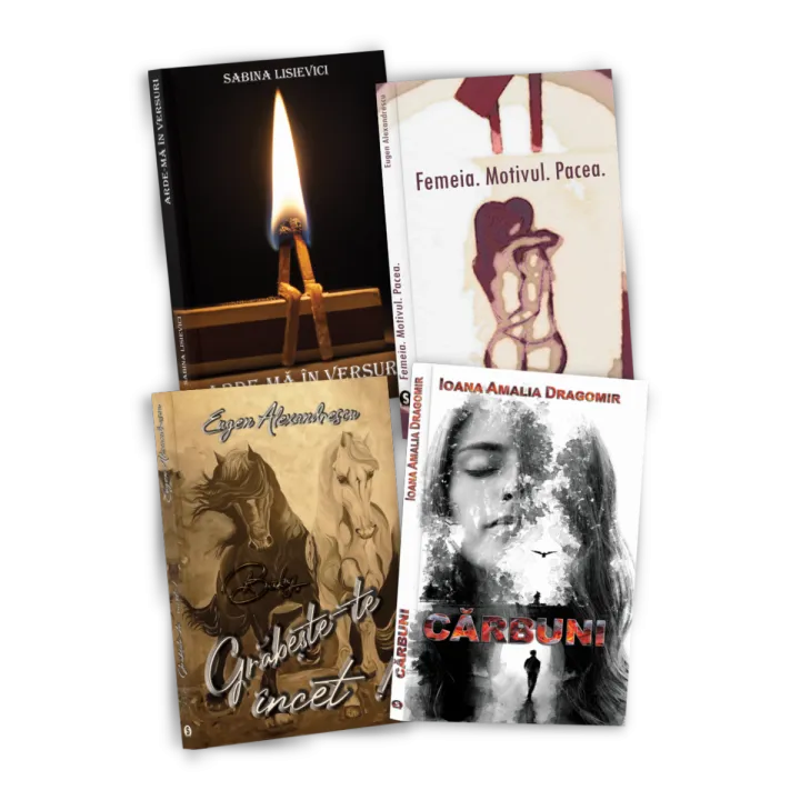 Pachet Inimi în versuri: 4 volume de poezie de dragoste