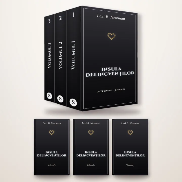 Pachet Insula delincvenților (cotor comun): 3 romane de Lexi B. Newman