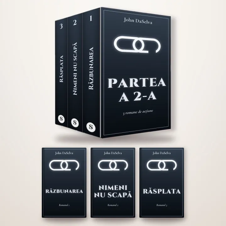 Pachet John DaSelva, partea a 2-a: 3 romane de John DaSelva